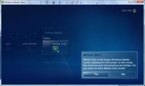 how to disable windows media center