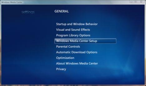 Disable Windows Media Center Startup Vista
