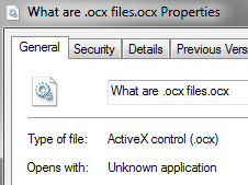 how do i delete ocx files from windows 10